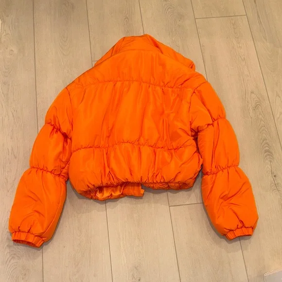 Dylan Orange Puffer Jacket - Picture 6 of 6